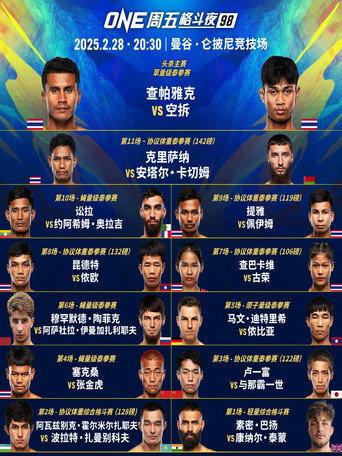 ONE Friday Fights 98: Chartpayak vs. Kongchai